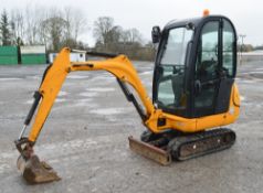 JCB 801.6 1.5 tonne rubber tracked mini excavator Year: 2011 S/N: 1703910 Recorded Hours: 1501