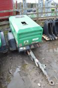 Doosan Ingersoll Rand 7/20 diesel driven mobile air compressor Year: 2008 S/N: 122326 Recorded