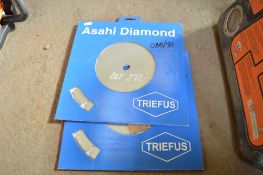 2 diamond tipped cutting blades