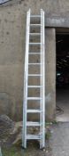 3 stage aluminium ladder