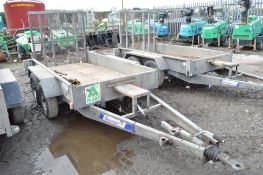 Indespension 8ft x 4ft twin axle plant trailer S/N: 100152 A556247
