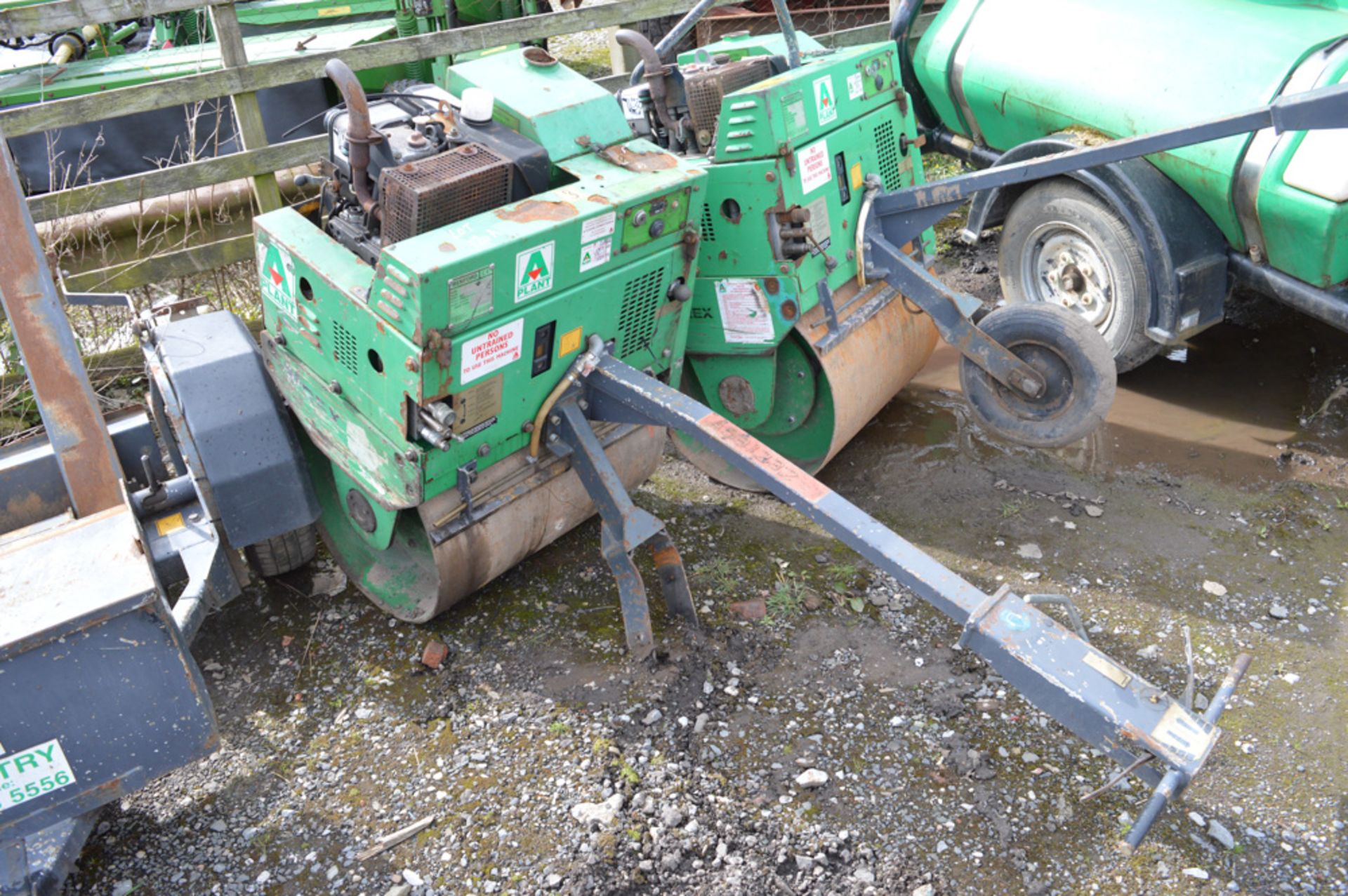 Benford Terex MBR 71 diesel driven pedestrian roller breaker Year: 2009 S/N: E91BR0069 A531232