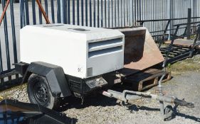 Ingersoll Rand 7/20 diesel driven mobile air compressor Year: 2007 S/N: 122039 Recorded Hours: 653