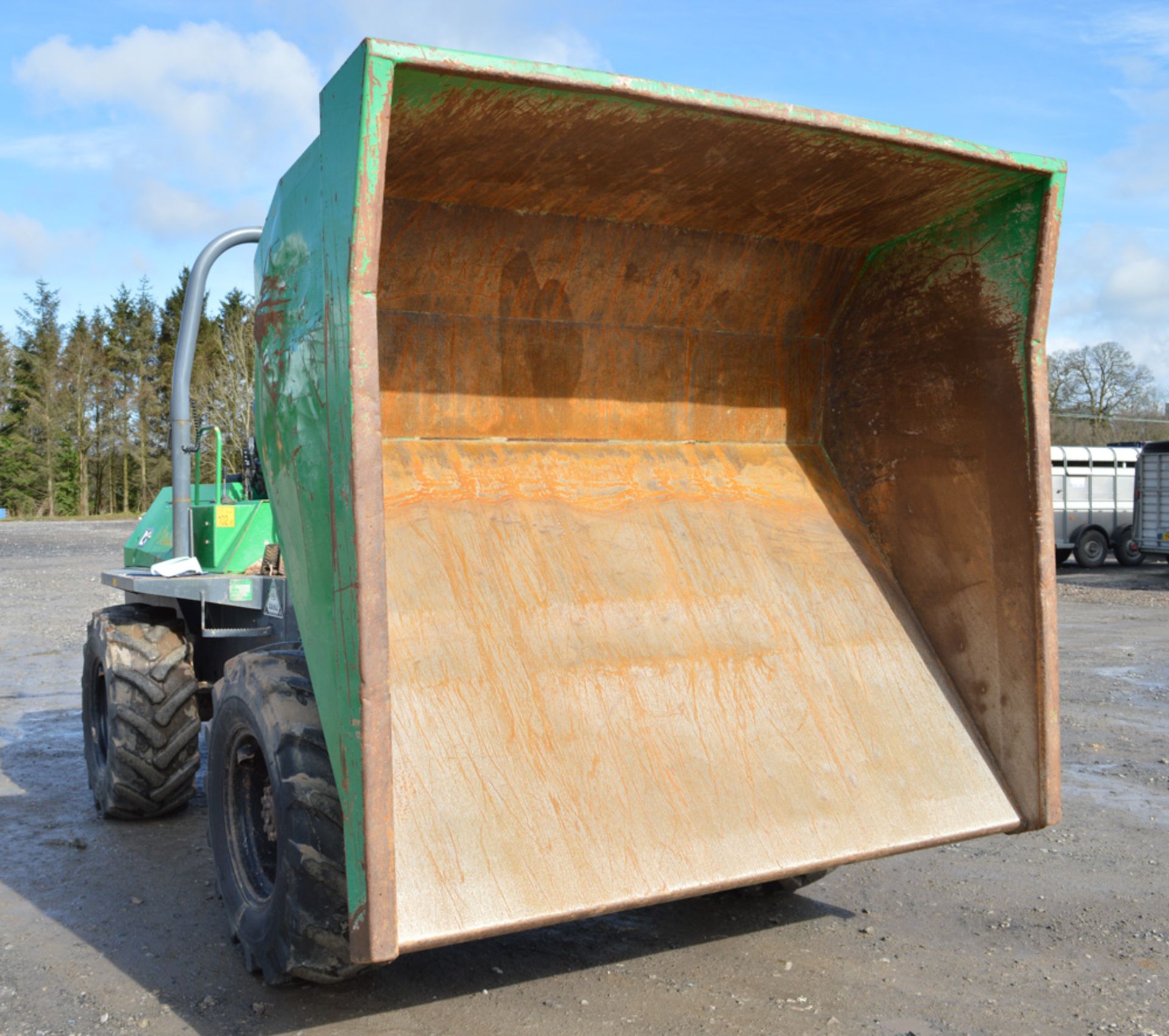 Benford Terex 6 tonne straight skip dumper Year: 2008 S/N: E804MS008 Recorded Hours: 1606 A504631 - Image 7 of 12