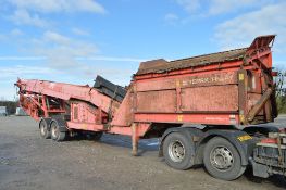 Terex Finlay 390 hydrascreen portable screener Year: 2008 S/N: FKB580592 Recorded Hours:3980