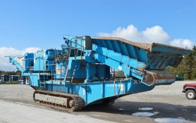 Terex Pegson XV350 steel tracked vertical impact crusher Year: 2006 S/N: AX881P1 Recorded Hours: