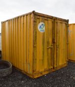 10 ft x 8 ft steel shipping container **Please note there are no loading facilities on site so a