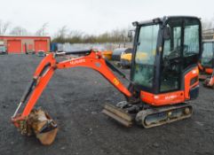 Kubota KX018-4 1.8 tonne rubber tracked excavator Year: 2014 S/N: 59123 Recorded Hours: 943 piped,