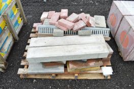 Pallet of various bricks & slabs
