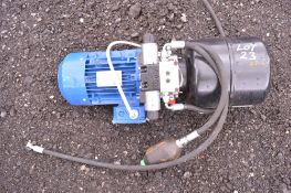 Electric motor & hydraulic pump