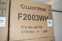 10 - Lloytron 240v fan heaters Unused