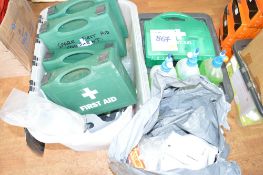 First aid kits, eye wash kits etc Unused