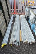 Quantity of galvanised steel tubing