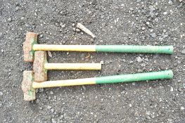 2 - insulated sledge hammers