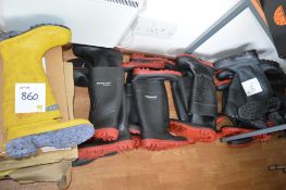 21 - pairs of safety wellington boots (various sizes) Unused