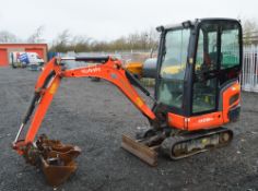 Kubota KX018-4 1.8 tonne rubber tracked excavator Year: 2013 S/N: 58098 Recorded Hours: 961 piped,