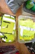 2 - boxes of Hi-Viz yellow vests Unused