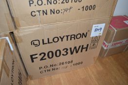 10 - Lloytron 240v fan heaters Unused