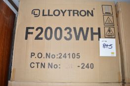 10 - Lloytron 240v fan heaters Unused