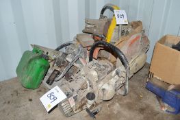 2 - Stihl petrol driven cut off saws for spares