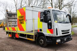 Iveco Eurocargo 75E16 7.5 tonne incident support wagon Registration Number: WX09 NFT Date of