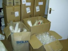 Quantity of ice cream cups, lids & spoons