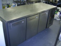 Vallera 120-B-CGNF73 3 door freezer 1800mm wide