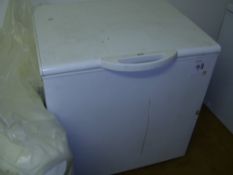 Zanussi chest freezer & contents of ice cream