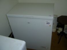 Logik chest freezer & contents of ice cream & cakes