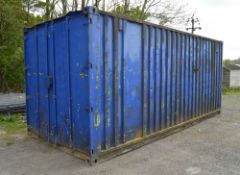 20 ft x 8 ft steel shipping container