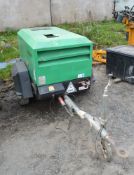 Doosan Ingersoll Rand 7/20 diesel driven mobile air compressor Year: 2008 S/N: 122326 Recorded