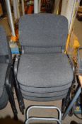 4 - upholstered stand chairs