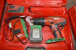 Hilti SFH 22-A cordless power drill c/w carry case, 2 batteries & charger BEBOH864H