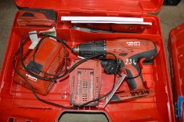 Hilti SFH 22-A cordless power drill c/w carry case, 2 batteries & charger BEBOH843H