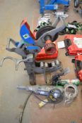 Ridgid pipe cutting kit comprising of: hydraulic cutter, hydraulic foot pump & Ridgid 700 110v power