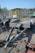 Indespension 8 ft x 4 ft twin axle plant trailer A551323