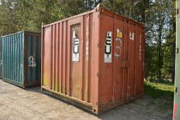 10ft x 8ft steel shipping container
