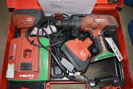 Hilti SFH181A cordless power drill c/w carry case, 2 batteries & charger BEB0H092H