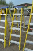 Youngman fibreglass/aluminium 6 tread step ladder FS6213H