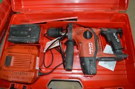 Hilti TE6-A36 cordless SDS rotary hammer drill c/w carry case, battery & charger TE60485H