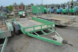Indepension 10 ft x 6 ft tandem axle plant trailer A446748