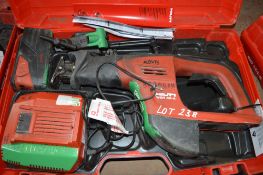 Hilti WSR36-A cordless reciprocating saw c/w case, battery & charger BRP048H