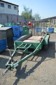 Indespension 8 ft x 4 ft twin axle plant trailer A523902