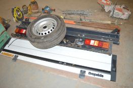 2 - rear panels, dropside panel & spare wheel