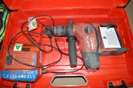 Hilti TE6-A36 cordless SDS rotary hammer drill c/w carry case & charger BETE60654H **No battery**