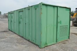 21 ft x 9 ft steel anti vandal welfare unit Comprising of canteen with drying room, toilet,
