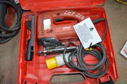 Hilti WSJ 750-ET 110v jigsaw c/w carry case BEHJS0093H