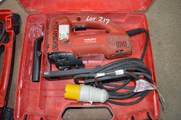 Hilti WSJ 750-ET 110v jigsaw c/w carry case BEHJS0132H