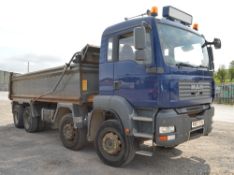 MAN 35.400 8x4 BB 32 tonne 8 wheel tipper wagon Registration Number: MX07 CVK Date of