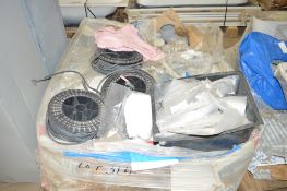 Pallet of miscellaneous air conditioning spares, parts & ducting etc